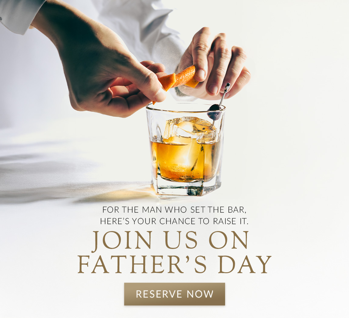 For the man who set the bar, here's your chance to raise it. Join us at The Capital Grille for Father's Day. Reserve Now.